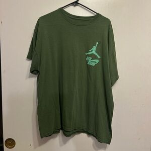 Jordan x Travis Scott Olive Green Tee
